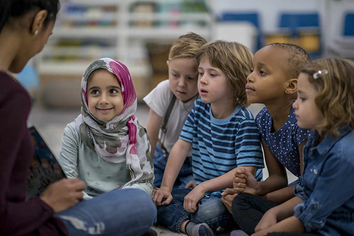 children teaching